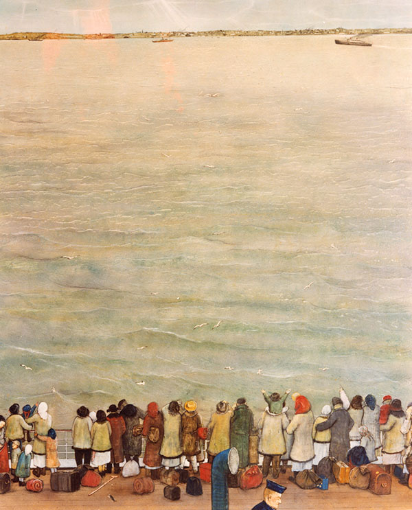 Із циклу «Українські піонери». Полотно, олія